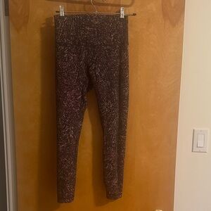 Lululemon Wunder Train Crop 23” Topographic Multi